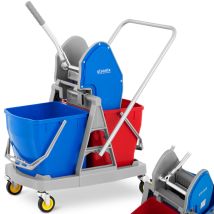 Ulsonix - Carro De Limpieza Industrial - Con Prensa - 2 Cubos - 36 L