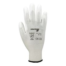 3710/8 Schnittschutzhandschuhe Gr.8 Weiß Hdpe M.polyurethan En 388 Ka - Asatex