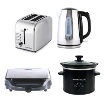 Rise Kettle, Toaster, Sandwich Toaster, Slow Cooker Set By Hamilton Beach