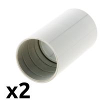 2 Manschetten Für Rohre Ø 25 Mm - Grau