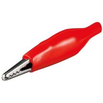 Vorisolierte Krokodilklemme 36mm Rot 38.050/r