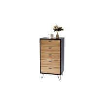 Hobag – Consola Kristo de Madera – 48 x 40 x 90 cm – Mueble Elegante y Funcional para el Hogar