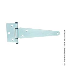 Englisches Scharnier L200 Axecomposit Zingblc Verzinkter Stahl, H.7 X B.24 X T.9,5 Mm Afbat