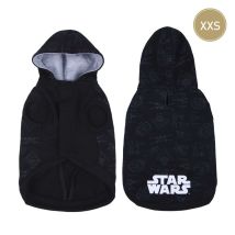 Felpa Per Cani Star Wars Xxs Nero