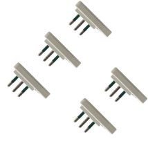 Set 5 Spine Piatte Salvaspazio 10a Colore Bianco Standard Italiano 250v - Gloca
