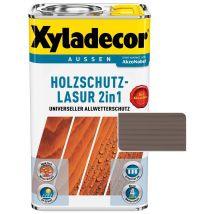 Holzschutzlasur 2in1 Aussen, 5 Liter, Farbton Nussbaum - Xyladecor