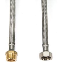 Tucai Tuyau Flexible Pex Transparent 100 Cm Filetage 1/2"