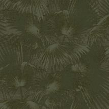 Looks By Wolfgang Joop - Vliestapete Palm Fan Grun 10mx53cm