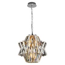 Crown Chrome Kronleuchter 4xe14