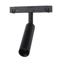 Spot Led Encastrable Magnétique Linéaire D26 5w Variable Noir Sablé Zambelis 2094 - 24 Deg - Blanc Chaud - 3000k