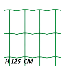 Rete Per Recinzioni Elet/plast Maglia Mm.50x75 H Cm. 125