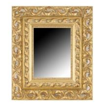 Specchiera barocca floreale in legno 40x120 cm – Arredo casa –