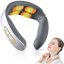 Masseur Cervical De Massage Nuque Chauffant, Masseur De Cou Impulsions Électromagnétiques, Relaxation Du Cou Pour Le Soulagement De La Douleur Masseur