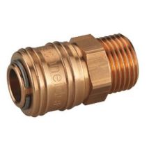 Conector Rápido Rectus Con Rosca Externa 1/4", Alta Calidad, Ideal Para Sistemas De Aire Comprimido, Fácil Conexión Y Desconexión, Robusto Y Confiable