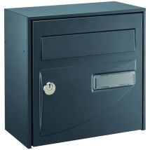 Decayeux – Buzón compacto Probat piedra RAL 1013 – Acero electrogalvanizado – 15 años de garantía