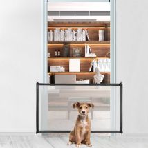 Xpork Pet Magic Gate 110x72cm Folding Isolation Net Dog Fence Portable Baby Safety Fence Enclosure For Indoor Outdoor Stair Doorway