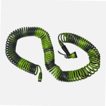 Werka Pro – Schlauchspirale 30m – ø12mm – 2-4 bar – Grün – Multifunktionsdüse mit 7 Funktionen