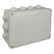 Solera - Wasserdichte Quadratische Box 220 X 170 X 80 Mm Mit Bodenschrauben (schrumpffolie) Y686