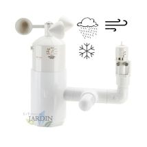 Hunter – Wetterstation MWS-FR – Windgeschwindigkeiten 19-56 km/h, Niederschlagsmenge 3-25 mm, Temperatur unter 3 °C