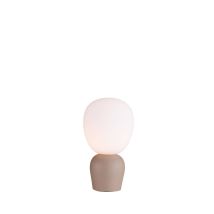 Belid - Buddy - 1 Lampe Globe De Table Lumineuse Structure Sable, Opale, G9