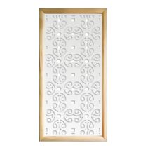 Signorbit - Old Key - Moduli Decorativi In Legno E Pvc - Misura: 47x94 Cm - Colore: Bianco