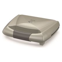 Imetec – Sandwichera Tosta&Griglia 800 W – Color champán – Superficie cocción 270x130 mm – Potencia 800 W