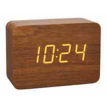 [gebraucht] B-ware Tfa-dostmann 60.2549.08 - Digital Alarm Clock - Rectangle - Brown...