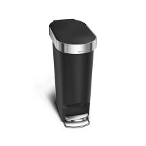 Simplehuman - Papelera Slim 40 L, Negra Cw1390