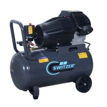 Switzer Air Compressor 3hp Twin 50l Sz-ac-006 Grey