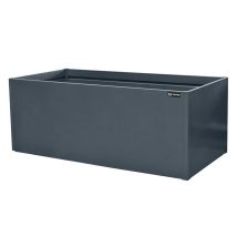 Galvanized Steel Twill Wall Garden Bed 100x200x76h Zipper Zi-hbt206