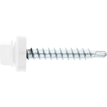 Vis De Façade Twistec Colorhead 4,8 X 35 Ral 9010 Ue: 100 Pcs Clé À Douille 451m8p