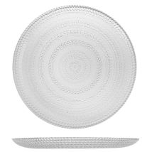 Plato Redondo Venere De Vidrio Transparente - Ø 33 Cm