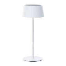 Lámpara De Mesa De Exterior Brilliant Picco - Led Y Solar - Metal Y Plástico - 5 W - Blanco