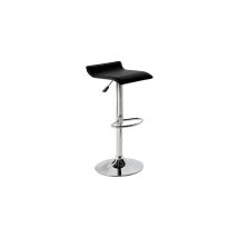 Pdcor - Pack De 2 Taburetes Elevables Agata En Polipiel Negro, 38 X 39,5 X 64/85 Cm (largo X Ancho X Alto)