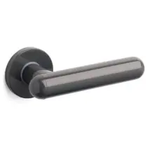 Mezza Maniglia Boma – Nylon Grigia – 128mm – Diametro Rosetta 50mm – Ingombro Totale 58mm – Olivari