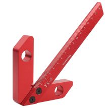 Eosnow Righello A Cuore Rotondo Con Calibro Ad Angolo Retto Da 45/90 Gradi Per Carpentiere
