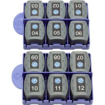 VDV II RJ45-REMOTE-KIT Set di adattatori 1 pz. – Adattatore remoto attivo per controllo cablaggio – 12 adattatori remoti RJ45 – Trend Networks
