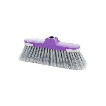 Escoba Luna 32 cm sin palo – Fibras de dureza intermedia – Taco con puntas redondeadas