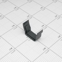 Jonction À Coller Pour Gouttière Pvc Moulurée - Anthracite
