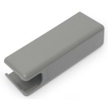 Tapa embutir placa central Wind – Acabado gris – Varios colores disponibles