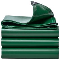 Multipurpose Waterproof Tarpaulin 25m Protective Cover With Holes, Waterproof Tearproof - Waterproof Cover For Outdoor Truck, Garden Furniture Green 
