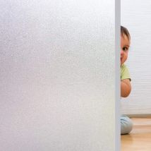 Galozzoit - Lámina Opaca Para Ventanas - Protección De La Privacidad - Bloquea El 96% De Los Rayos Uv - Adherencia Estática - Para El Hogar Y La 