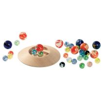 Palline Di Vetro Con Piatto Di Gioco