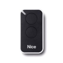 Nice – Inti 2 Black Remote Control for Gates and Garage Doors – 433 MHz – 1 x CR2032 Battery Included