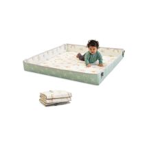Tapis D'Éveil Infantino 144 X 144 Cm Pliable Réversible Bords Rehaussés