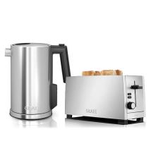 Stainless Steel Kettle & 4 Slice Toaster Set - Graef