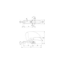 Andrückschraube comfortline 6890C Gr. 1 – 38 mm – Festigkeitsklasse 8.8 – Gewicht 13 g
