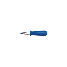 Austernmesser – Edelstahlklinge – rutschfester Griff – Blau