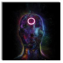 Signorbit - Alien Abstraction 103 - Quadro Canvas Su Telaio In Legno - Misura: 80x80 Cm