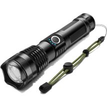 Torcia Led Ultra Luminosa, Torcia Ricaricabile Tramite Usb Da 700 Lumen, 5 Modalità, Torcia Led Ultra Luminosa, Impermeabile Ip68 Per Campeggio [